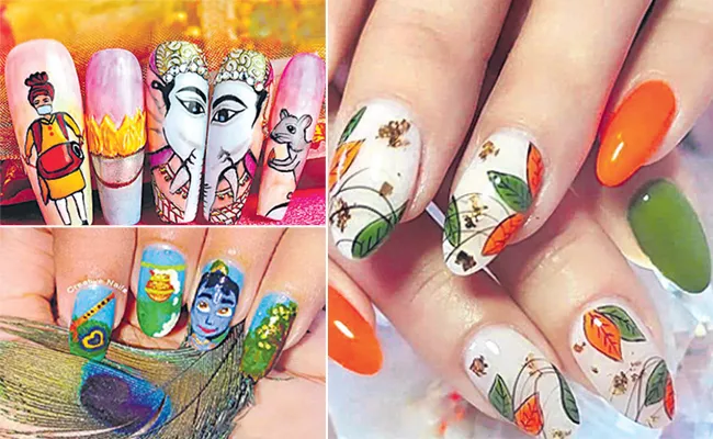 Fabulous Nail Art Designs To Enhance Your Finger Beauty - Sakshi