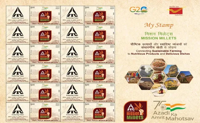 ITC postal stamp on millets - Sakshi