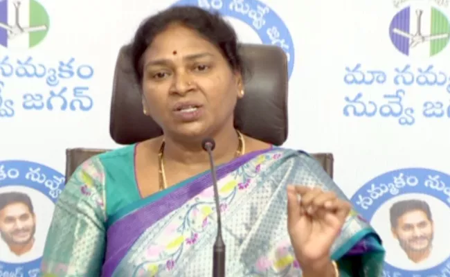 Mlc Pothula Sunitha Comments On Chandrababu - Sakshi