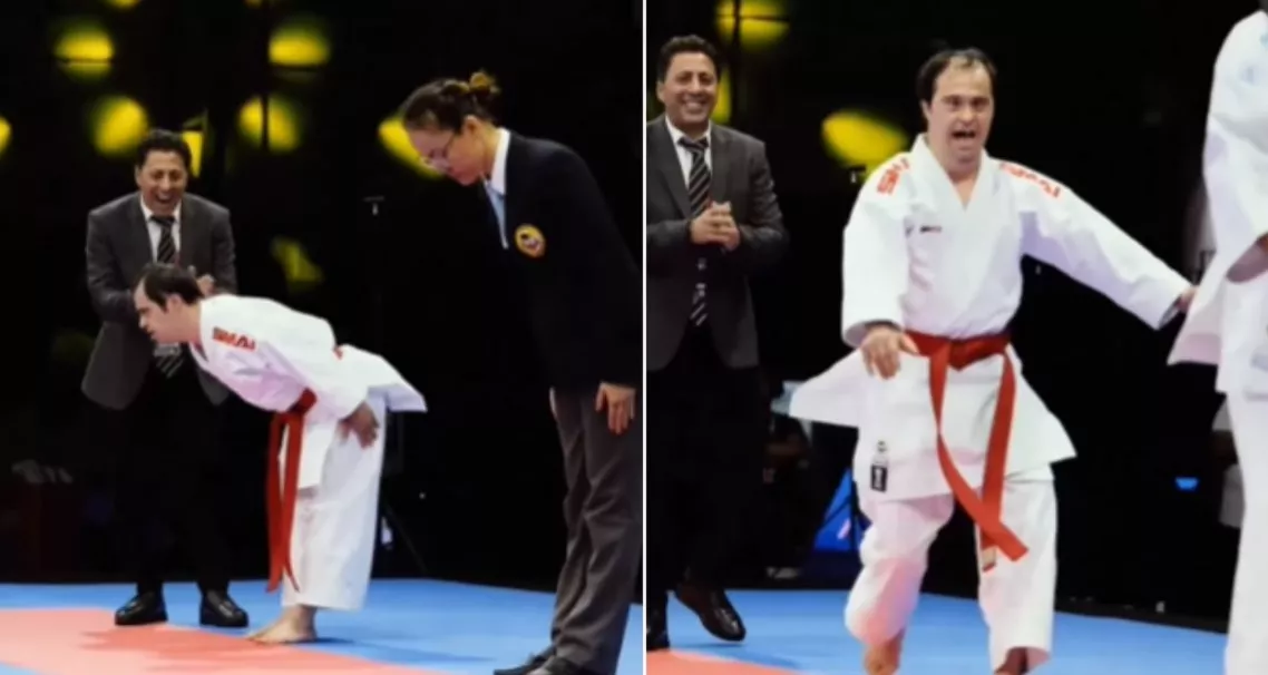 Para Karate Champion Gesture Towards Opponent Wins Hearts - Sakshi