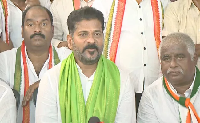 Tpcc Chief Revanth Reddy Fires On Cm Kcr And Ktr - Sakshi