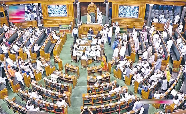 Parliament session 2023: Opposition demands PM Narendra Modi statement on Manipur violence - Sakshi