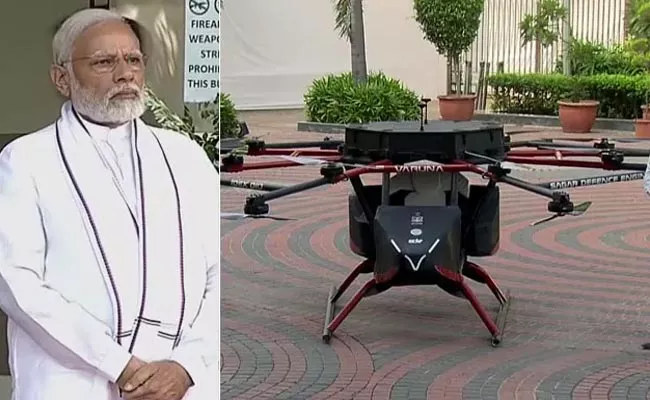 Drone Over PM Modi Residence Has Created a Stir - Sakshi