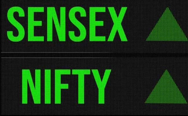 Sensex Nifty end at record closing highs  investors richer by 2 lakh crore - Sakshi