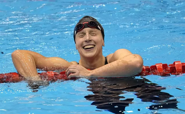 Katie Ledecky Surpasses Michael Phelps Record Of Most Individual Gold Medals At Swimming World Championships - Sakshi