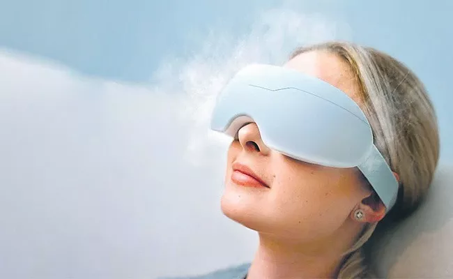 Eye massager mask that relaxes the eyes - Sakshi