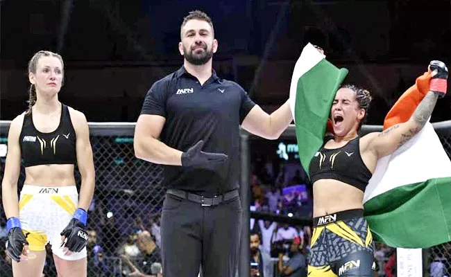 Who Is Puja Tomar-India-Star MMA Fighter Who Won MFN-12-Title - Sakshi