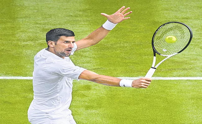 Wimbledon 2023: Djokovic beats Cachin, records 29th straight win at The Championships - Sakshi