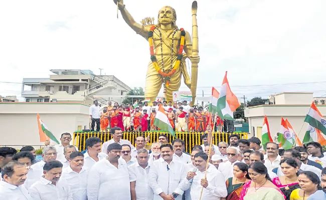 YSRCP Leaders on Alluri Sitarama Raju Jayanti celebrations - Sakshi