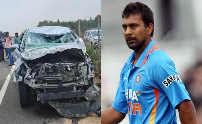 Former India Cricketer Praveen Kumar, Son Survive Car Accident - Sakshi