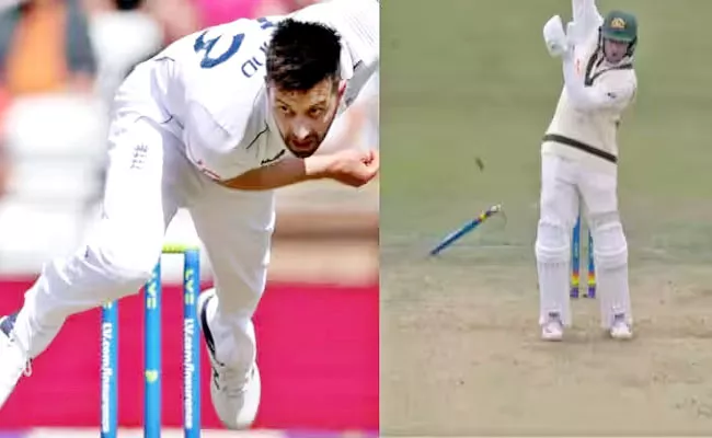 Mark Wood Clocks Speed-96-MPH Clean-Bowled Usman Khawaja-Fast Delivery - Sakshi