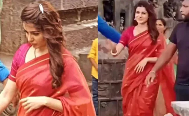 Samantha Ruth Prabhu And Vijay Devarakonda Kushi Movie Shooting Video Leak - Sakshi