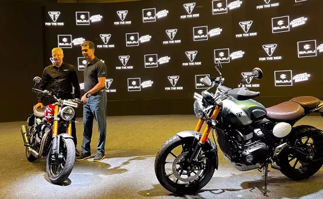 Triumph Speed 400, SCRAMBLER 400X Launched In India - Sakshi