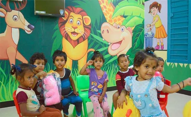 Special kits for Anganwadi Kids in Andhra Pradesh - Sakshi