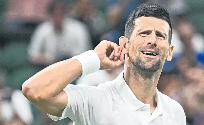 Novak Djokovic powers into Pre Quarters  - Sakshi