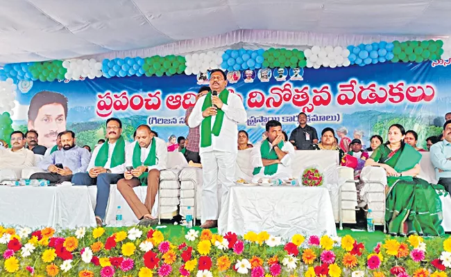 Andhra Pradesh: Ysrcp Leader Rajanna Dora Praises Cm Ys Jagan - Sakshi