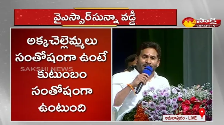 CM YS Jagan Mohan Reddy Speech In Public Meeting At Amalapuram 