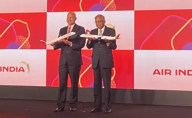 Air India Unveils New Logo - Sakshi