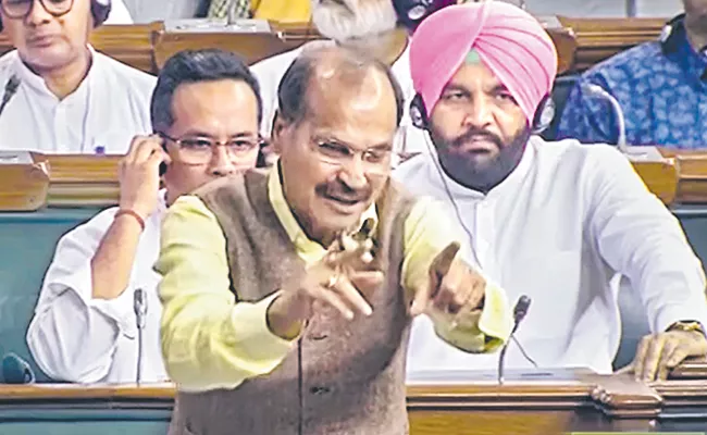 Congress MP Adhir Ranjan Chaudharys demand in Lok Sabha - Sakshi