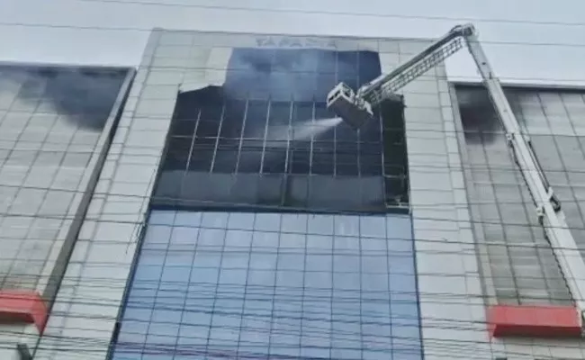 Fire Accident At JP Cinemas Chanda Nagar - Sakshi