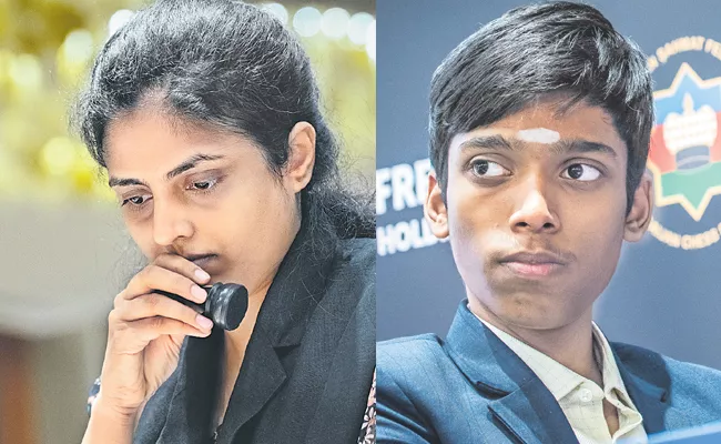 Harika in the quarter final - Sakshi