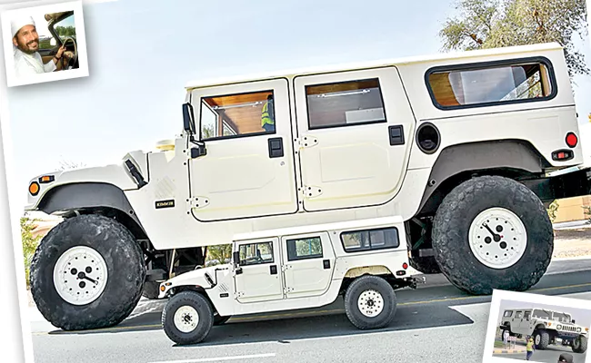 Worlds Biggest Hummer With Bedroom Kitchen And Bathroom Inside - Sakshi