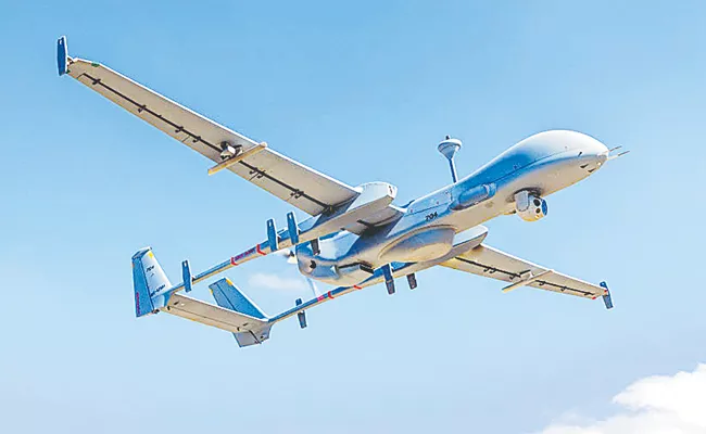 Indian Air Force inducts Heron Mark 2 drones - Sakshi