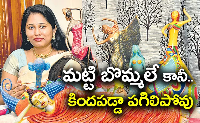 Sangeetha Sangisetty Who Works On Micro Clay Art Inspires Others - Sakshi