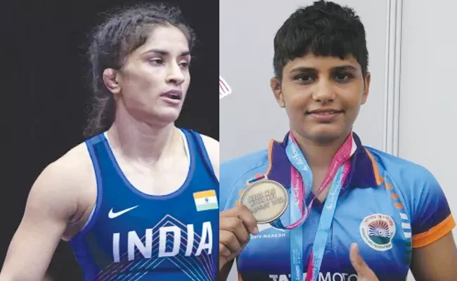 Asia Games 2023 Vinesh Phogat Pulls Out Line Clear For Antim Phangal - Sakshi