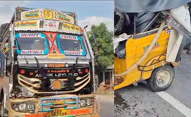 Massive Road Accident At Warangal District - Sakshi