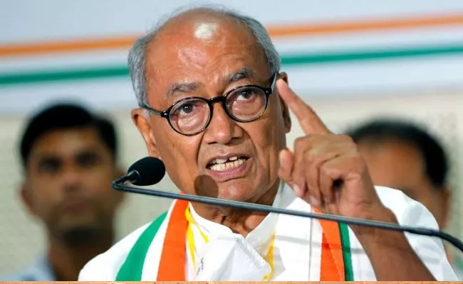 Digvijaya Singh Says Congress Will Not Ban Bajrang Dal In MP - Sakshi