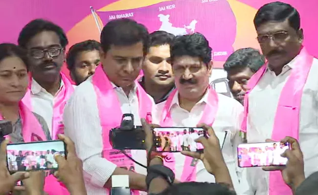 Congress Leader Tellam Venkatarao Joined In BRS Party - Sakshi