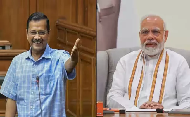 PM Narendra Modi goes silent whenever there is crisis says Arvind Kejriwal - Sakshi