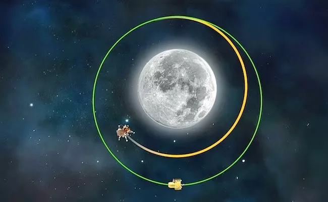 Lander Vikram Sends First Pics Of Moon - Sakshi