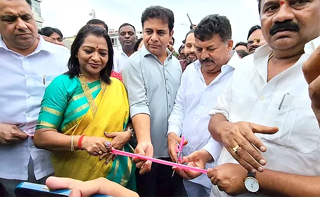 KTR Launched Hyderabad Indira Park VST steel Bridge Specialties - Sakshi