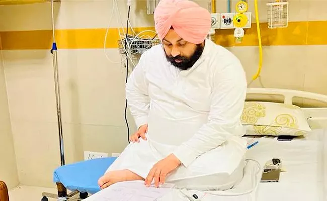 Punjab Minister Harjot Bains Bitten By Snake  - Sakshi