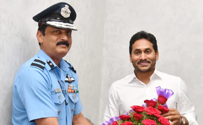 NCC DGG VM Reddy Met AP CM YS Jagan - Sakshi