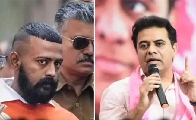 Conman Sukesh Chandra Sekhar Sends Legal Notice To KTR - Sakshi