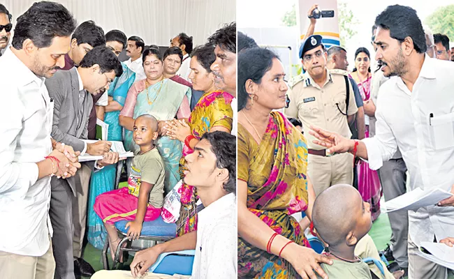 Cm Jagan Showed Humanity In Visakha Tour - Sakshi