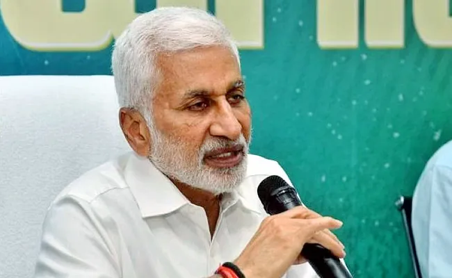 MP Vijayasai Reddy Satires on Chandrababu Naidu - Sakshi