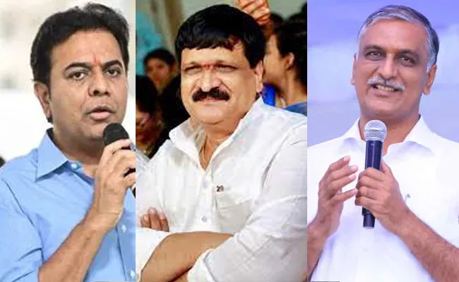 KTR Condemn Mynampally Comments On Harish Rao - Sakshi