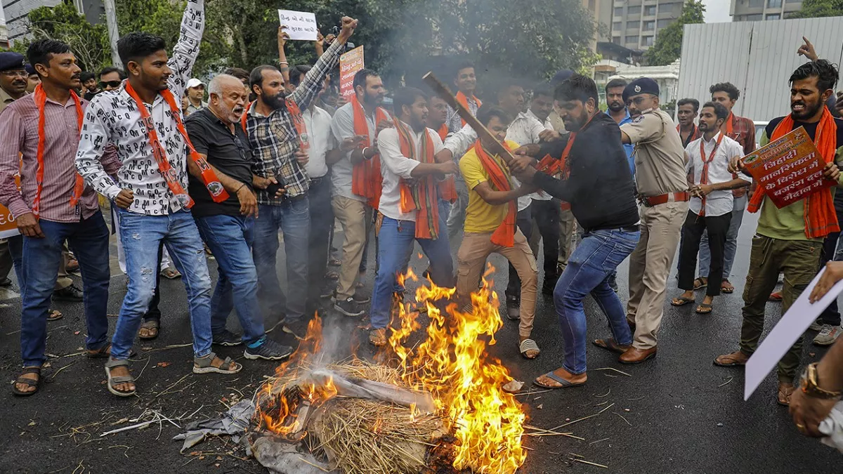 Nuh Violence Accused Arrested After Gunfight With Cops At Aravalli Hills - Sakshi