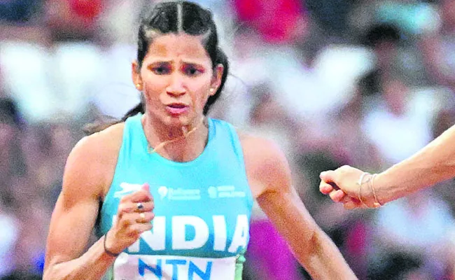 Jyoti exit in the heats itself - Sakshi