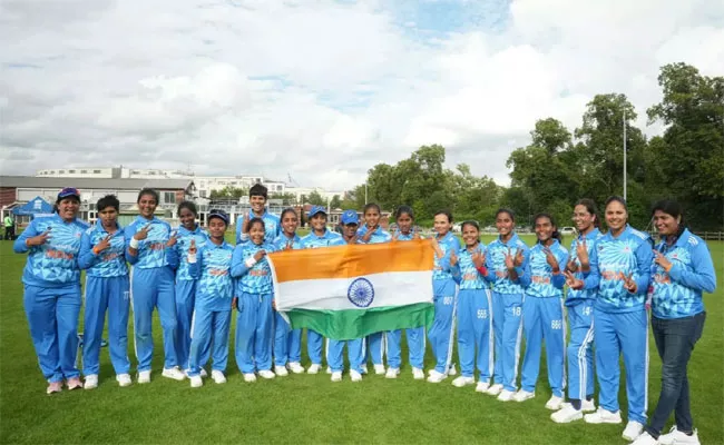 Indian womens Blind Cricket Team Creates History, Enters Maiden Finals Of IBSA World Games - Sakshi