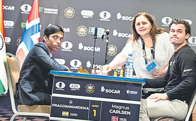 Pragnanandas second game was also a draw - Sakshi