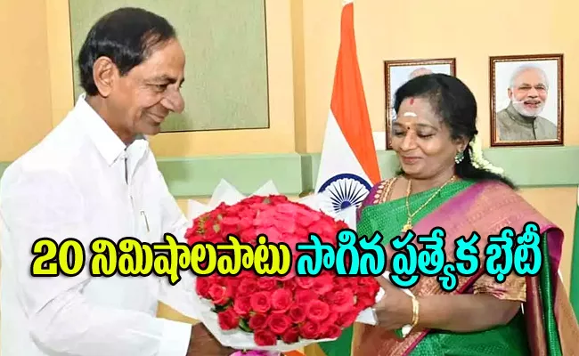 Telangana CM KCR Meet Governor Tamilisai Over This Issue - Sakshi