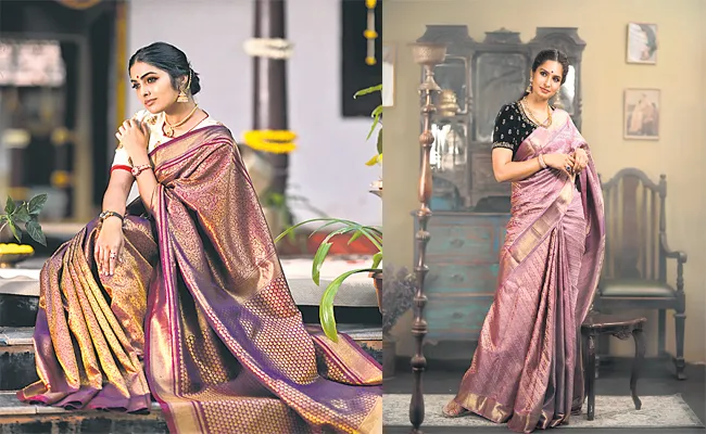 Festive Kanchi Pattu Sarees Collections - Sakshi