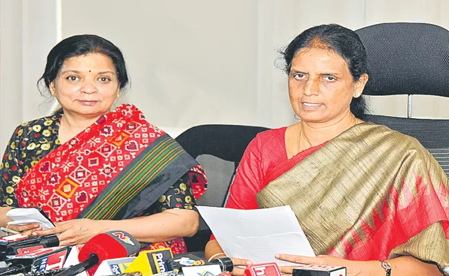 Sabita Reddy says good news 6612 teacher posts - Sakshi