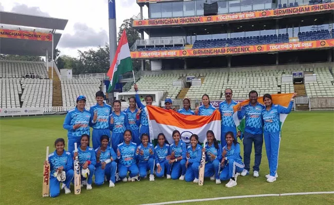 Indian women Blind Cricket Team Won Title In IBSA World Games By Defeating Australia In Finals - Sakshi