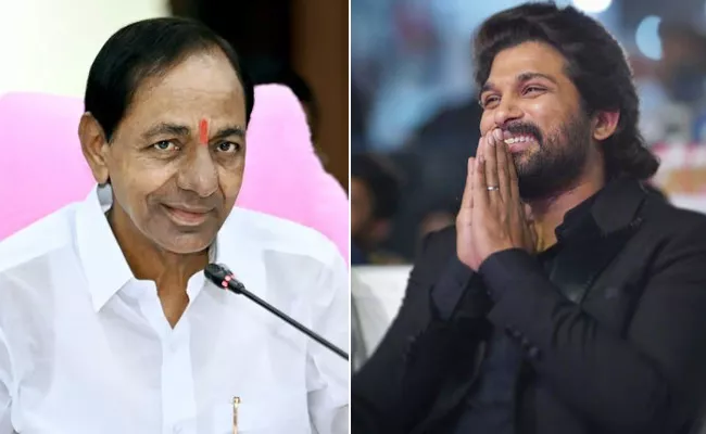 CM KCR Congratulate Allu Arjun Along 69 National Film Award Winners - Sakshi